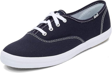Keds KIDS Champion Leather Lace Up Sneaker  NAVY COLOR