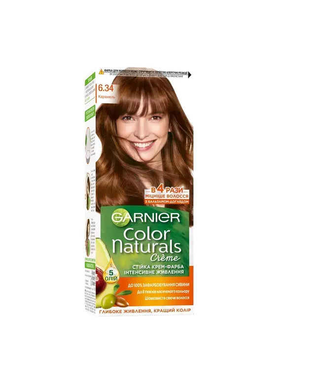 Garnier Color Naturals Hair Dye 6.34 Caramel 110 ml (3600540676993)