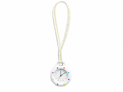 Urban pop hanging pocket watch white
