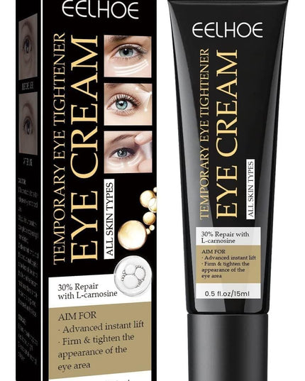 Eelhoe Instant Firming Eye Cream, Eelhoe Temporary Eye Tightener Eye Cream, Collagen Boost Anti Aging Eye Cream, Instant Reduces Under Eye Bags Dark Circles Fine Lines 15ML