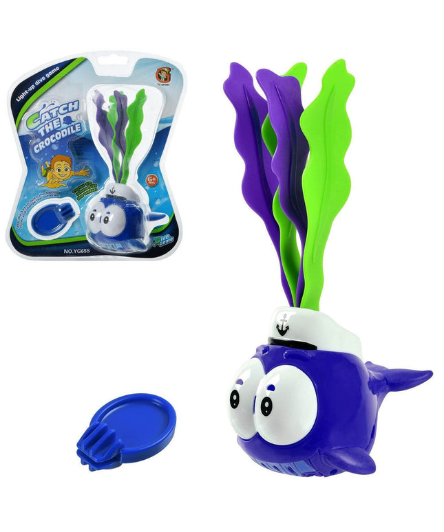BUBZ diving fish in the pool  dark BLUE COLOR