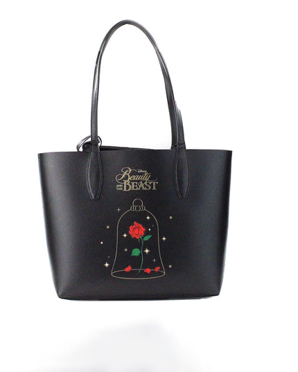 Kate Spade, Tote Bags, Female, Black, Size: ONE SIZE Beauty and the Beast Reversible Tote Bag