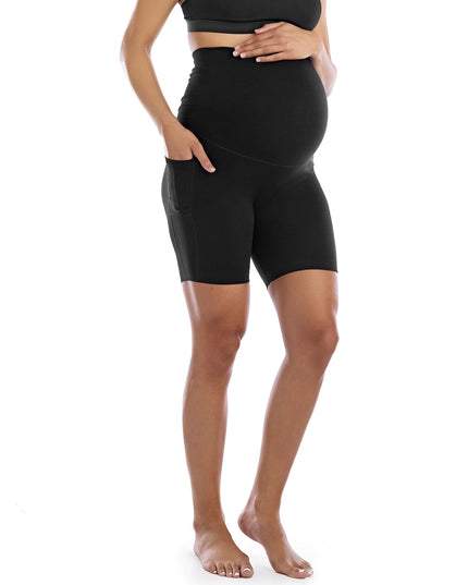 SIZE: L(12-14) - Time And Tru Women's Maternity Bike Short
