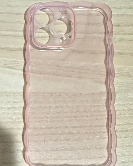 Curley cute iPhone 13 pro clear cover