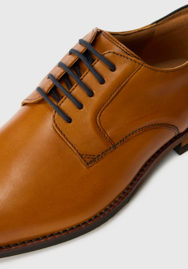 Clarks Craftarlo Men’s Tan Leather Lace-Up Shoes Light Brown