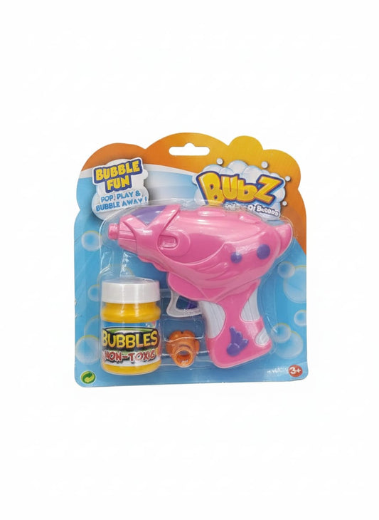 Bubble Small Gun Fun Pop Play Bubble Away ! Bubz World Of Bubbles Pink
