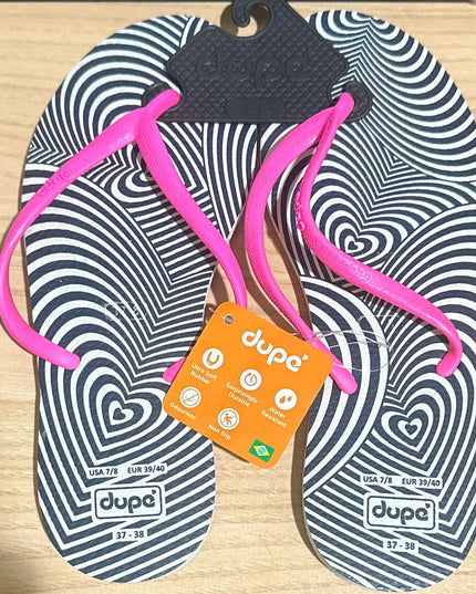 Dupe flip flop slippers for women's