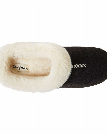 Dearfoams Woman S Indoor/Outdoor Breathable Memory Foam Clog Slippers