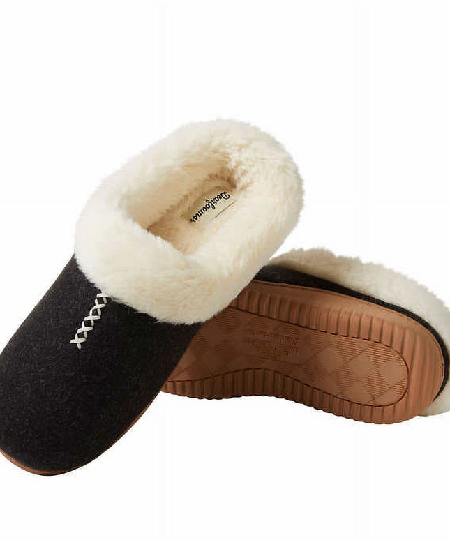 Dearfoams Woman S Indoor/Outdoor Breathable Memory Foam Clog Slippers