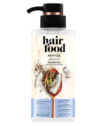 Hair Food Sulfate Free Nourishing Shampoo With Coconut And Chai Spice - 300ml
