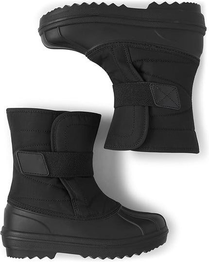 The Children's Place Unisex-Child and Toddler Faux Fur Trim Winter Snow Boots