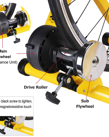 Bike Trainer, Magnetic Bicycle Stationary Stand for Indoor Exercise Riding