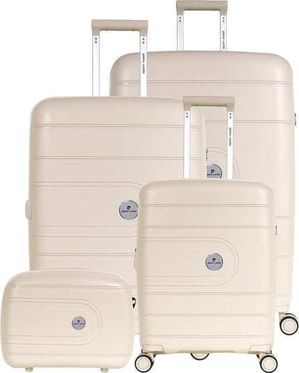 Pierre Cardin Champagne Travel Bag set of 4 (14"20"24"28)