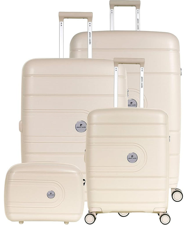 Pierre Cardin Champagne Travel Bag set of 4 (14"20"24"28)