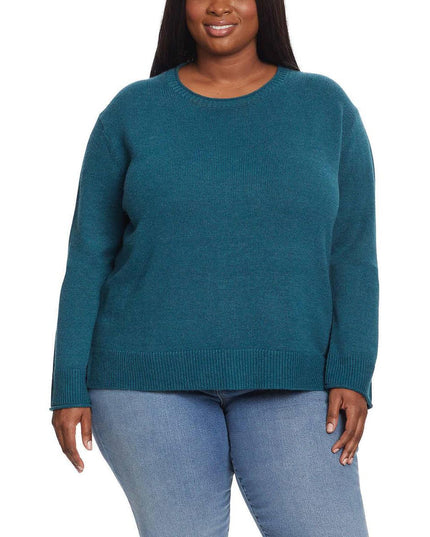 SIZE S - Ella Moss Women's Crewneck Pullover Sweater (US, Alpha, Regular, Green)
