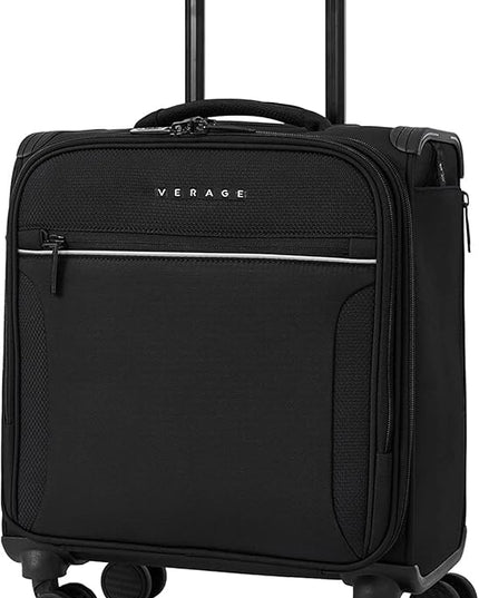 VERAGE Carry on business luggage, Rolling Laptop Suitcase for Travel and Business Travel, TAS Approved, (Toledo GM21002, Black)