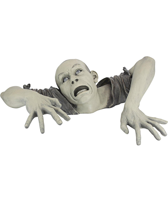 Design Toscano DB383020 The Zombie of Montclaire Moors Indoor/Outdoor Garden Statue Halloween Decoration, 31 Inches Wide, 19 Inches Deep, 8 Inches High, Full Color Finish