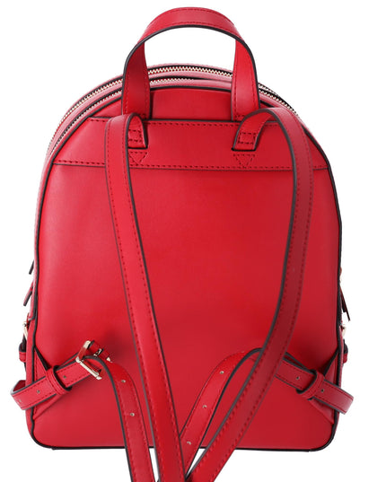 Michael Kors Jaycee Medium Pebbled Leather Backpack (bright Red)
