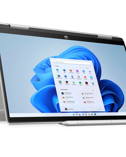 HP Pavilion x360 2 in 1 Laptop 14" FHD touch screen, 11th Gen Intel® Core™ i7, 16GB RAM,512 GB SSD, Intel® Iris® Xe Graphics, Windows 11 Home, Natural Silver