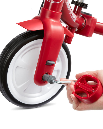 Radio Flyer Triple Play Trike, Toddler Tricycle, Balance Bike and Ride-On, Ages 1-3, Large, Red