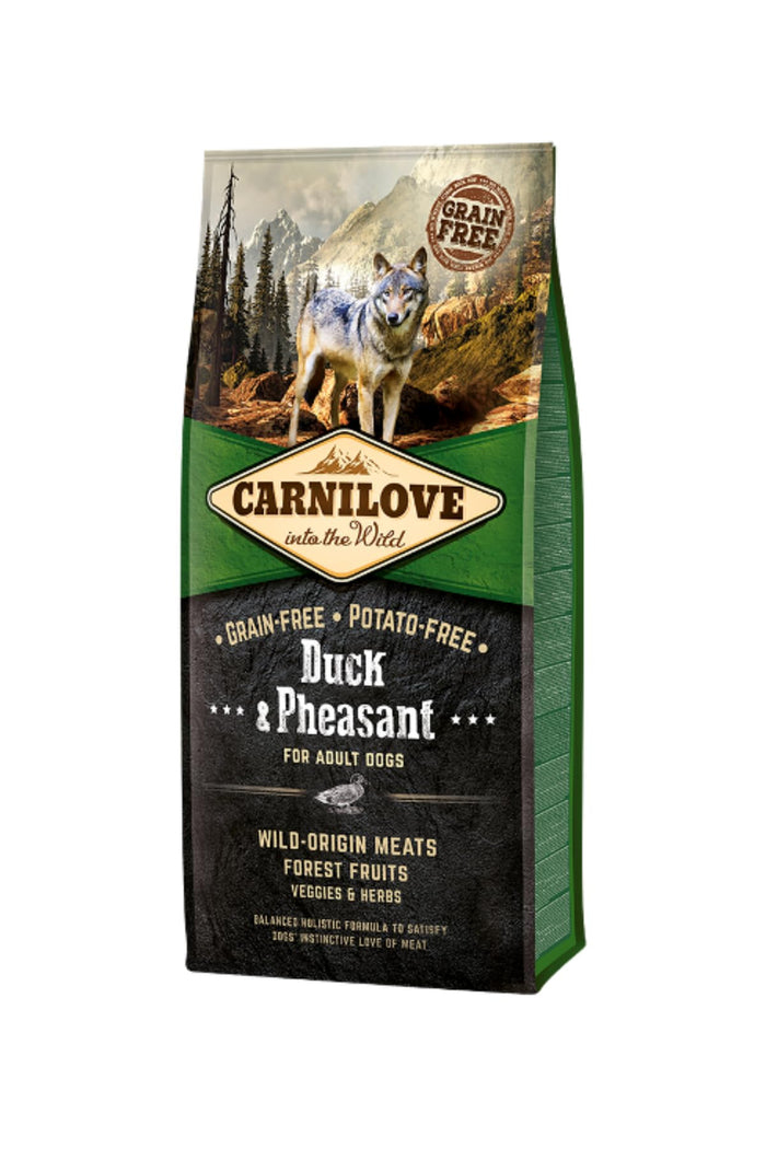 Clearance of Carnilove Pet Food – Duck & Partridge for Adult Dogs 12kg