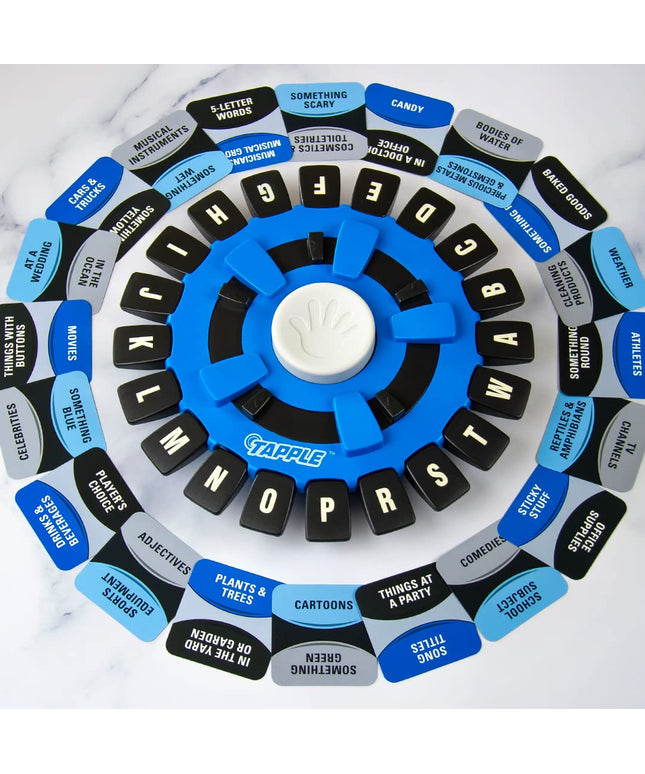 USAOPOLY TAPPLE® Word Game | Fast-Paced Family Board Game | Choose a Category & Race Against The Timer to be The Last Player | Learning Game Great for All Ages