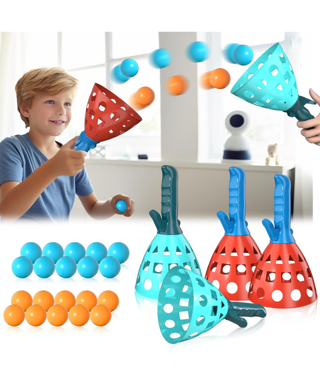 Bennol Outdoor Game Toys for Kids Boys with 20 Balls, Pop Pass Catch Ball Game Outdoor Outside Toys Gifts for 3 4 5 6 7 8+ Year Old Boys Kids, Outside Outdoor Toys Gifts for Kids Boys Ages 3-5 4-8