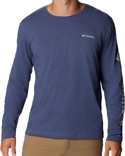 Columbia Men's Thistletown Hills Long Sleeve Dark Mountain Heather T-Shirt