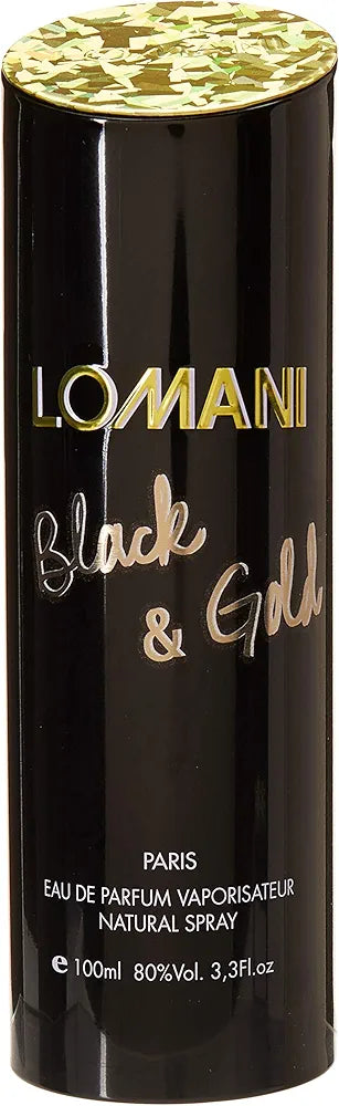 Lomani Black & Gold Eau de Parfum Spray for Women - 100ml