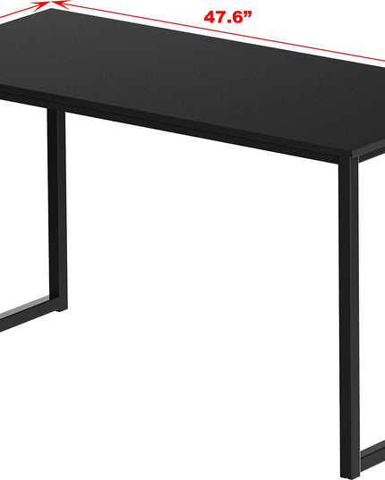 SHW Home Office 48-Inch Computer Desk, Black