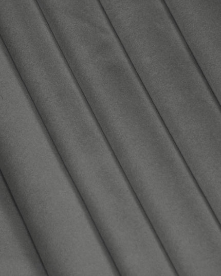 SNITIE Pom Pom Velvet Curtains with Rod Pocket, Set of 2 Panels (Grey)
