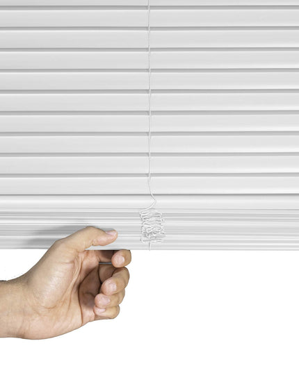 CHICOLOGY Blinds for Windows, Gloss White,  152.4 W x 152.4 H cm