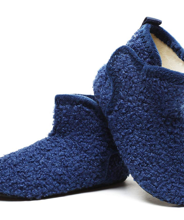 Toddler Kids Winter Warm Fuzzy House Slippers Bootie Lightweight Boys Girls Indoor Home Shoes