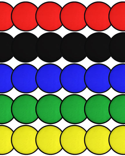 Mototo 30 Pieces Foldable Flying Disc Fans with Bag Folding Pocket Toy Set for Kids Fun Birthday Party Favors Summer Outdoor Activity Game Halloween Christmas, 5 Colors (10 inches)