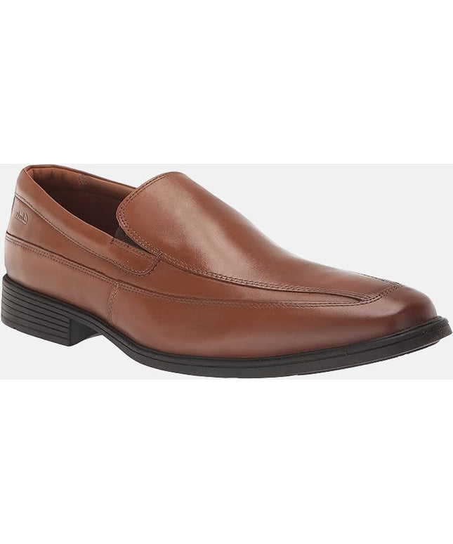 Clarks Men’s Tilden Free light Tan Leather Slip-On Dress Loafers