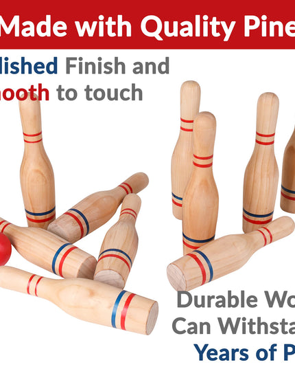 Sterling Sports Deluxe Lawn Bowling/Skittles Set