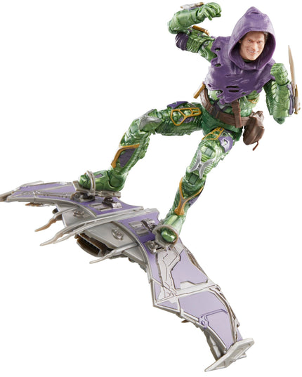 Marvel Legends Green Goblin and Spider-Man No Way Home Deluxe 6-Inch Action Figures With 6 Accessories