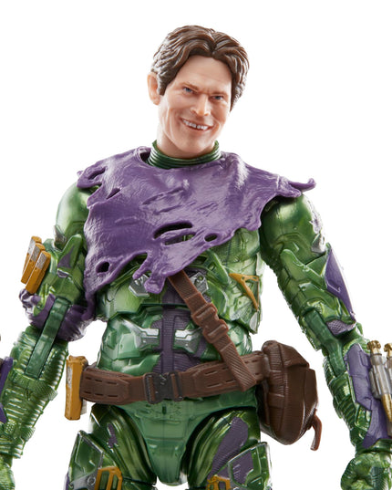 Marvel Legends Green Goblin and Spider-Man No Way Home Deluxe 6-Inch Action Figures With 6 Accessories