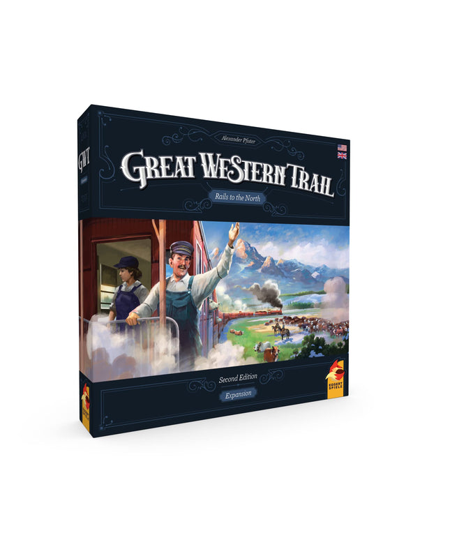 Plan B Games Eggert Spiele | Rails to the North - Great Western Trail 2nd Ed | Board | Ages 12+ | 1-4 Players | 75-150 Minutes Playing Time