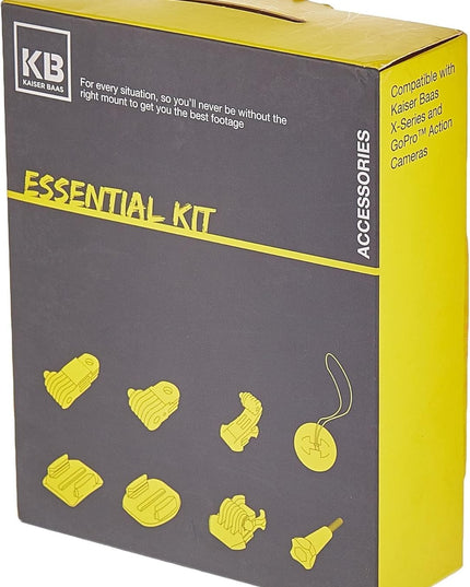 Kaiser Baas Essentials Kit – Complete Accessory Bundle for Action Cameras & GoPro