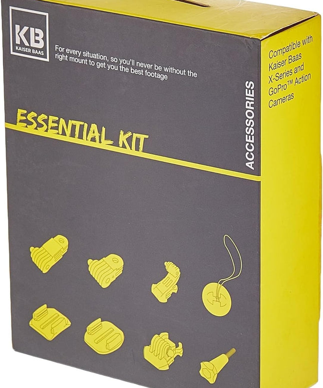 Kaiser Baas Essentials Kit – Complete Accessory Bundle for Action Cameras & GoPro