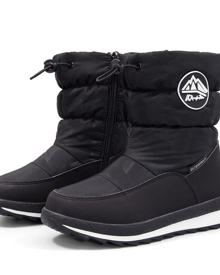 K KomForme Kids Snow Boots for Boys Girls Toddler Winter Outdoor Boots Waterproof with Fur Lined (Toddler/Little Kid/Big Kid)