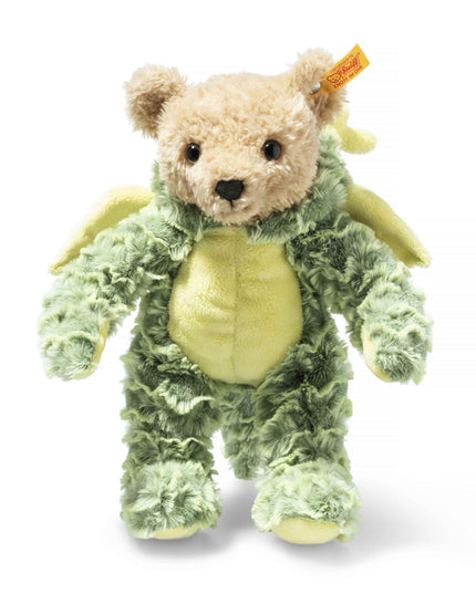 Steiff Teddy Bear with Dragon Hoodie Costume, Chinese Zodiac Signs, Teddy Stuffed Animal, Plush Bear Cuddly Toy, Machine Washable, 11"