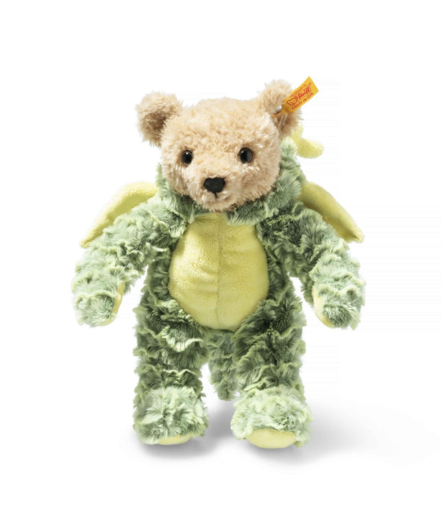 Steiff Teddy Bear with Dragon Hoodie Costume, Chinese Zodiac Signs, Teddy Stuffed Animal, Plush Bear Cuddly Toy, Machine Washable, 11"