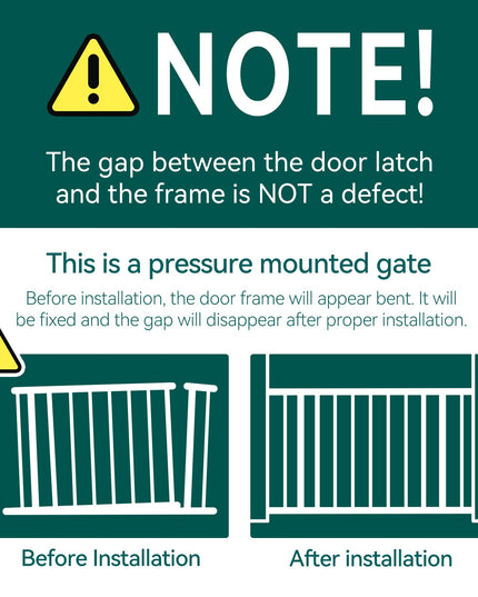 Babelio Metal Baby Gate, 29-48'' Auto Close Easy Install Pet Gate, Extra Wide Walk Thru Child Safety Gate, Pressure Mounted Dog Gate for Doorways & Stairs, with Y Spindle Rods