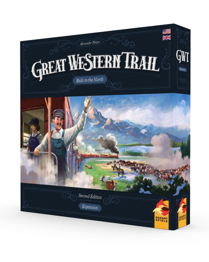 Plan B Games Eggert Spiele | Rails to the North - Great Western Trail 2nd Ed | Board | Ages 12+ | 1-4 Players | 75-150 Minutes Playing Time