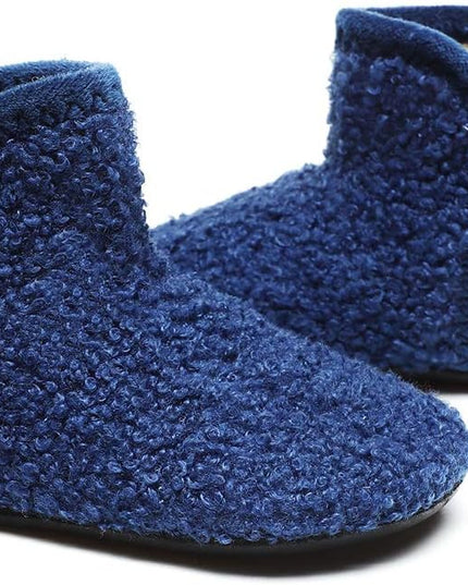 Toddler Kids Winter Warm Fuzzy House Slippers Bootie Lightweight Boys Girls Indoor Home Shoes