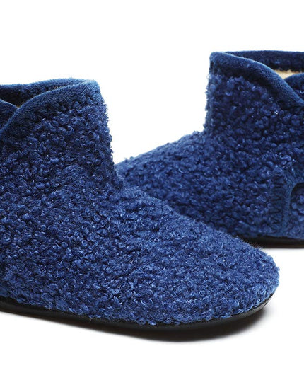Toddler Kids Winter Warm Fuzzy House Slippers Bootie Lightweight Boys Girls Indoor Home Shoes