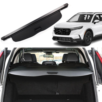 Cargo Cover For 2023 Honda Crv 2024 Accessories Rear Trunk Cover Trunk Security Cover Shielding Shade Car Accessory, Black