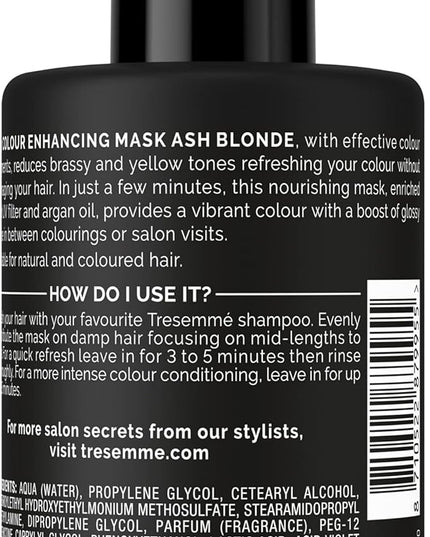 TRESemme Ash Blonde Colour Enhancing Hair Mask 200 ml